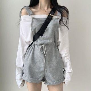 Off Shoulder Top / Plain Playsuit