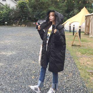 Hood Stand-collar Padded Coat