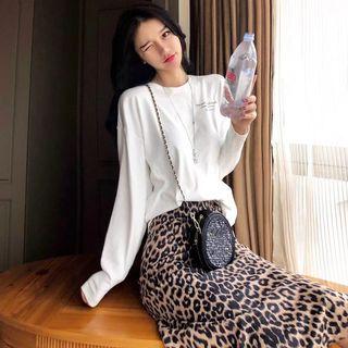 Long-sleeve T-shirt White - Top - One Size