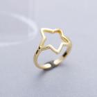 Star Ring 1 Pc - Gold - One Size