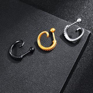 Tentacle Open Hoop Earring