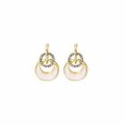 Geometry Drop Earring E4898 - 1 Pair - Gold - One Size
