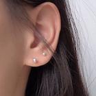 925 Sterling Silver Studded Earring