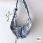 Tie-dye Hobo Bag / Bag Charm / Set