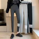 Striped High-waist Leggings