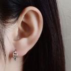 Geometric Sterling Silver Earring 1 Pr - Silver - One Size