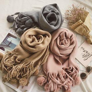 Pompom Scarf