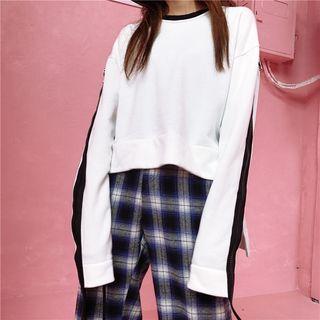 Panel Long-sleeve Zip Jacket