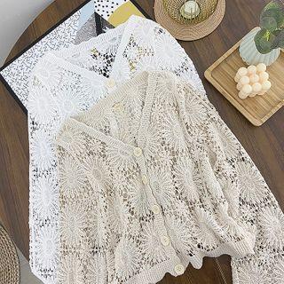 Crochet Cropped Cardigan