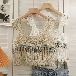 Details Open-knit Vest