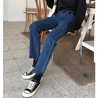 Frayed Hem Jeans