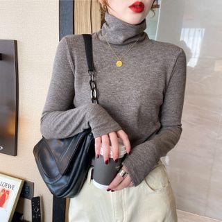 Brushed High-neck Top In 7 Colors