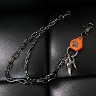 Fangs Alloy Wallet Chain
