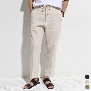 Drawcord-detail Tapered Pants