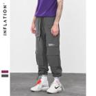 Drawstring-hem Multi-pocket Sweatpants