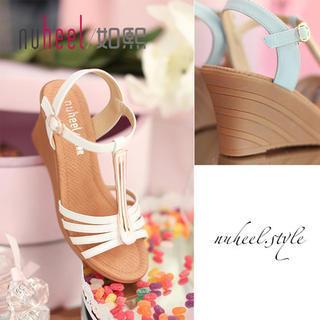 Wedge Ankle Strap Sandals