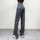 Slit-hem Boot-cut Jeans (various Designs)