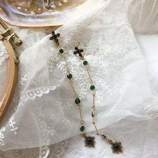 Retro Cross Dangle Earring