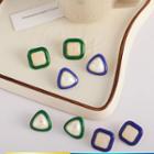 Sterling Silver Geometrical Stud Earring