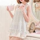 Dotted Lace Sleeveless Top