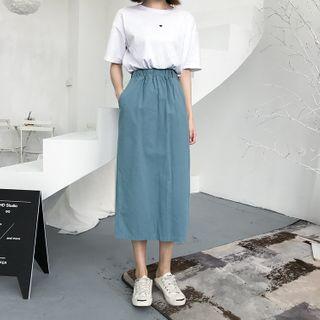 Mid Straight-fit Skirt