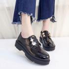 Rhinestone Patent Platform Shoes