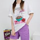 Cereal Graphic Boxy-fit T-shirt