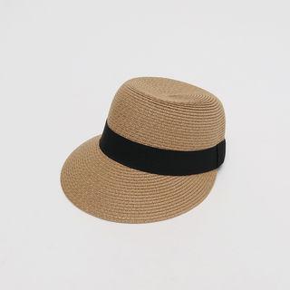 Straw Sun Cap Beige - One Size