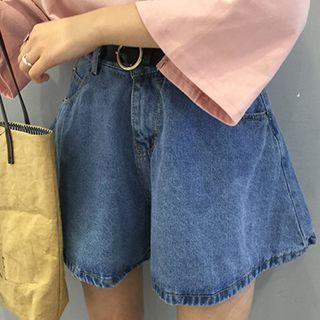 Loose-fit Denim Shorts