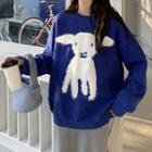 Goat Print Sweater