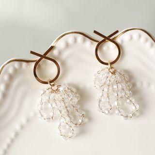 Beaded Drop Earring / Clip-on Earring