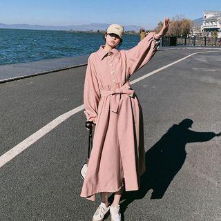 Lantern-sleeve Dress