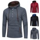 Button Placket Hoodie