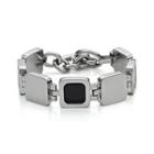 Onxy Square Bracelet Silver - One Size