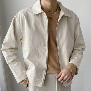 Cropped Lapel Jacket Jacket