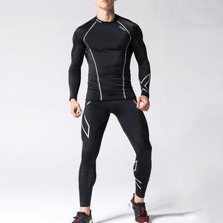 Sport Set: Long-sleeve T-shirt + Yoga Pants