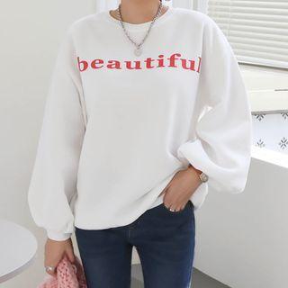 Beautiful Balloon-sleeve Pullover