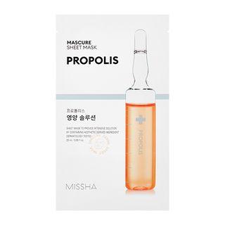 Missha - Mascure Propolis Sheet Mask 28ml 1pc 28ml