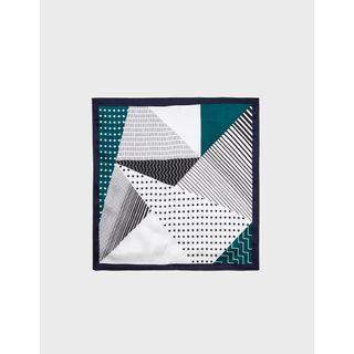 Geo Print Square Scarf