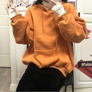 Plain Hoodie / Midi Fitted Skirt / Set