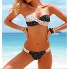 Two Tone Bandeau Bikini