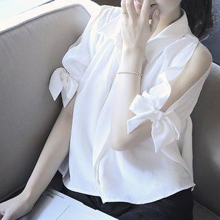 Tied Short-sleeve Shirt