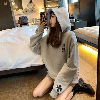 Hiragana Embroidered Hoodie