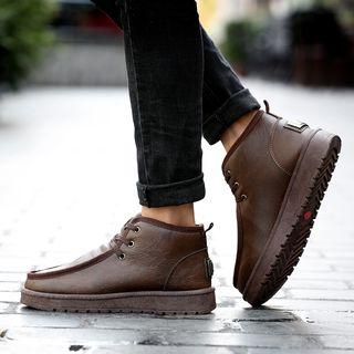 Platform Lace-up Chukka Boots