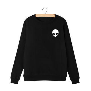 Alien Applique Pullover