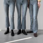 Distressed Boot-cut Jeans In 3 Lengths