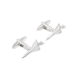 Fashionable Personality Fighter Cufflinks Silver - One Size