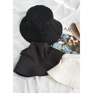 Drawcord Cotton Bucket Hat