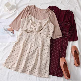 Set : T-shirt + Sling Dress