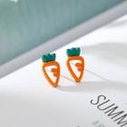 Carrot Alloy Earring 1 Pair - Orange - One Size